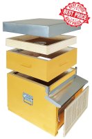 Beehive Dadant Standard 10 Frames Open Mesh Floor Complete with Super - Eco Line