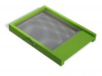 Slide-in open mesh bottom board for Varroa control for 10 frames hive