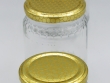 Glass honey jar 500 gr capacity with twist-off cap