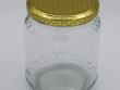 Pot en verre de 500g de miel avec couvercle twist-off