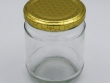 Pot en verre de 250g de miel avec couvercle twist-off