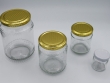 Small glass jar 50 gr capacity with twist-off cap