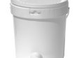LFood-grade plastic pail, with honey gate, 25Kg capacity