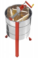 NIBBIO Tangential Manual Honey Extractor Conical Transmission 6 Dadant Frames
