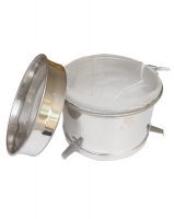 Honey Double strainer of 3 parts diam. 350mm, stainless steel (for tanks 50/100/200 Kg)