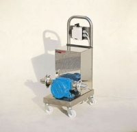 Honey pump, hollow oscillating disk, three-phase motor
