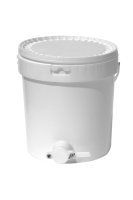 Food-grade plastic pail with honey gate, capacity 45kg