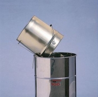 Bucket holder in stainless steel