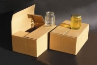 Carton box for 6 jars of 500 gr including jar separators