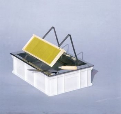 Banco disopercolatore da tavolo, vasca in plastica alimentare 600x400x180 mm