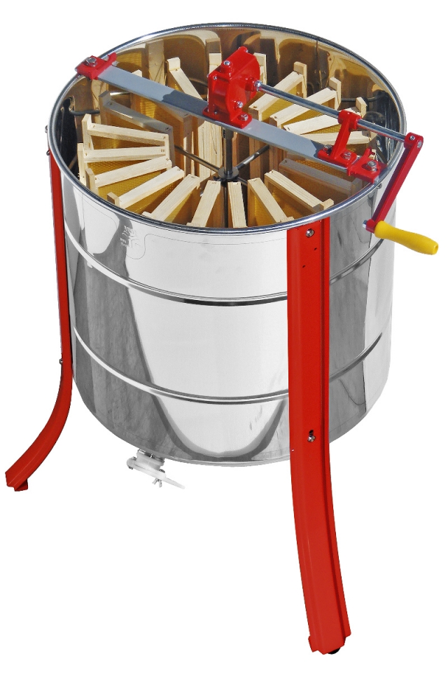 Extracteur manuel de miel pour 4 cadres avec la mesure DN