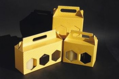 Karton geschenkpackung für 2x500g honiggläser