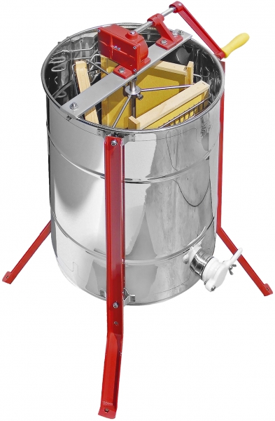 MICRO Small tangential honey extractor, stainless steel cage, 3 frames D.B or 3 frames Langstroth