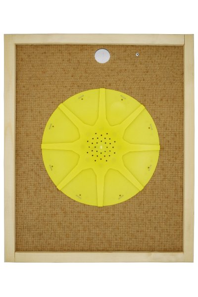 Sternförmige Runde Bienenflucht mit 8 Ausgängen Holzbrett 42x51cm