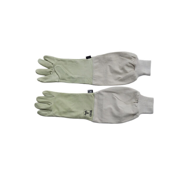 LONG LEATHER GLOVES - size L / 9.