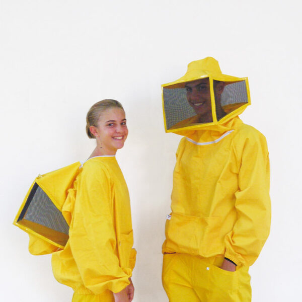 YELLOW SQUARE  VEIL JACKET