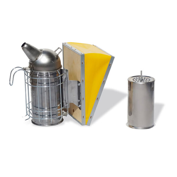 STAINLESS STEEL SMOKER complete with cartridge and protective cover - Ø 100 mm.