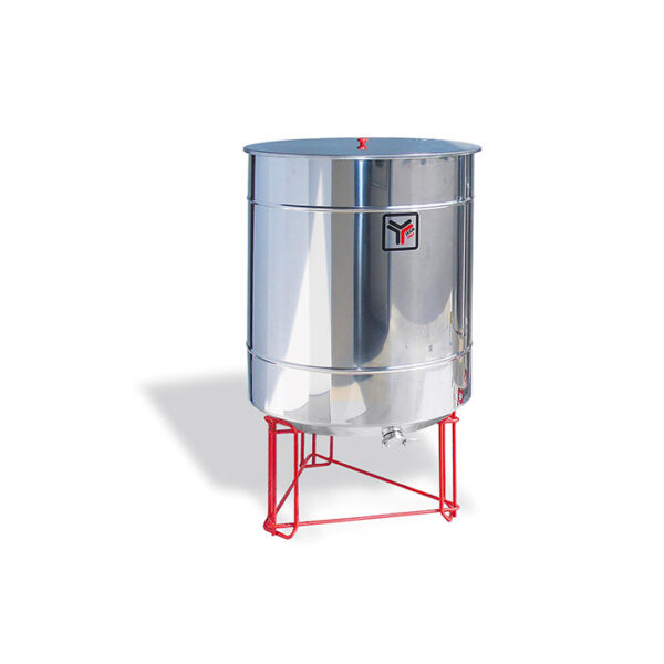 SUPPORT MÉTALLIQUE peint en rouge pour maturateur “ ZERO ” de 800 kg.