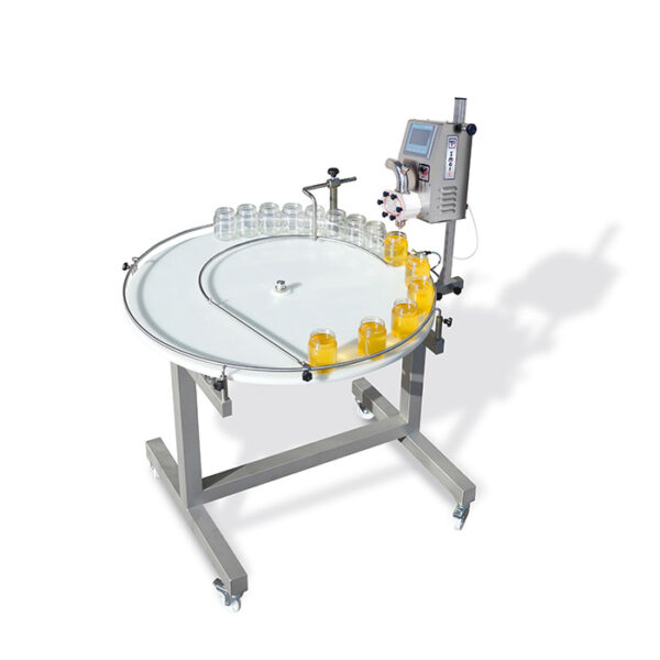 DOSEUSE SMART 2 sur table tournante motorisée Ø 1000 mm