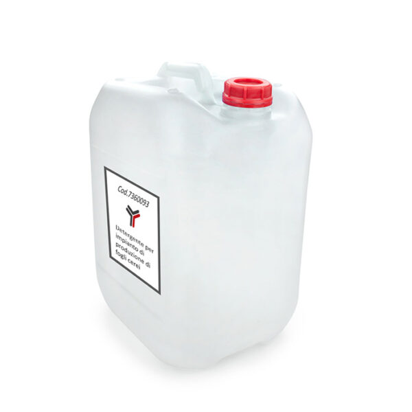 NETTOYANT pour installation de production de feuilles cirées (conditionnement de 5 litres).